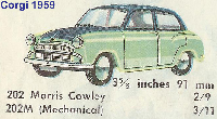<a href='../files/catalogue/Corgi/202/1959202.jpg' target='dimg'>Corgi 1959 202  Morris Cowley Saloon</a>