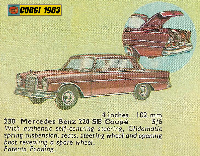 <a href='../files/catalogue/Corgi/230/1963230.jpg' target='dimg'>Corgi 1963 230  Mercedes Benz 220SE Coupe</a>