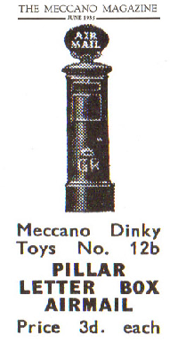 <a href='../files/catalogue/Dinky/12b/193512b.jpg' target='dimg'>Dinky 1935 12b  Pillar Box Air Mail</a>