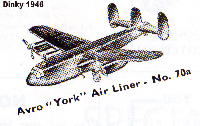 <a href='../files/catalogue/Dinky/70a/194670a.jpg' target='dimg'>Dinky 1946 70a  Avro York Airliner</a>