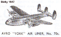 <a href='../files/catalogue/Dinky/70a/194770a.jpg' target='dimg'>Dinky 1947 70a  Avro York Airliner</a>