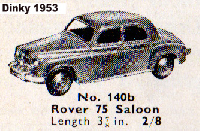 <a href='../files/catalogue/Dinky/140b/1953140b.jpg' target='dimg'>Dinky 1953 140b  Rover 75 Saloon</a>