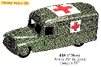 <a href='../files/catalogue/Dinky/624/1954624.jpg' target='dimg'>Dinky 1954 624  Army Ambulance</a>