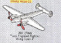 <a href='../files/catalogue/Dinky/731/1954731.jpg' target='dimg'>Dinky 1954 731  Twin Engined Fighter</a>