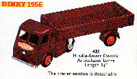<a href='../files/catalogue/Dinky/421/1956421.jpg' target='dimg'>Dinky 1956 421  Hindle-Smart Electric Articulated Lorry</a>