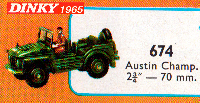 <a href='../files/catalogue/Dinky/674/1956674.jpg' target='dimg'>Dinky 1956 674  Austin Champ Army Vehicle</a>