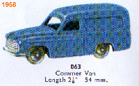 <a href='../files/catalogue/Dinky/063/1958063.jpg' target='dimg'>Dinky 1958 063  Commer Van</a>
