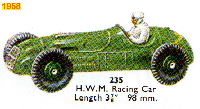 <a href='../files/catalogue/Dinky/235/1958235.jpg' target='dimg'>Dinky 1958 235  H.W.M. Racing Car</a>