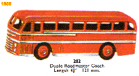 <a href='../files/catalogue/Dinky/282/1958282.jpg' target='dimg'>Dinky 1958 282  Duple Roadmaster Coach</a>