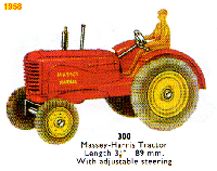 <a href='../files/catalogue/Dinky/300/1958300.jpg' target='dimg'>Dinky 1958 300  Massey-Harris Tractor</a>