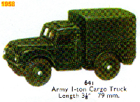 <a href='../files/catalogue/Dinky/641/1958641.jpg' target='dimg'>Dinky 1958 641  Army 1-ton Cargo Truck</a>