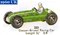 <a href='../files/catalogue/Dinky/233/1960233.jpg' target='dimg'>Dinky 1960 233  Cooper-Bristol Racing Car</a>
