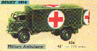 <a href='../files/catalogue/Dinky/626/1962626.jpg' target='dimg'>Dinky 1962 626  Military Ambulance</a>