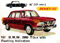 <a href='../files/catalogue/Dinky/157/1969157.jpg' target='dimg'>Dinky 1969 157  BMW 2000 Tilux</a>