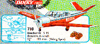 <a href='../files/catalogue/Dinky/710/1969710.jpg' target='dimg'>Dinky 1969 710  Beechcraft S35 Bonanza Aircraft</a>