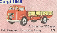 <a href='../files/catalogue/Corgi/452/1958452.jpg' target='dimg'>Corgi 1958 452  Commer 5 Ton Dropside Lorry</a>