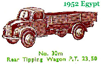<a href='../files/catalogue/Dinky/30m/195230m.jpg' target='dimg'>Dinky 1952 30m  Rear Tipping Wagon</a>