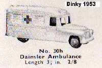 <a href='../files/catalogue/Dinky/30h/195330h.jpg' target='dimg'>Dinky 1953 30h  Daimler Ambulance</a>