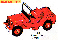 <a href='../files/catalogue/Dinky/405/1954405.jpg' target='dimg'>Dinky 1954 405  Universal Jeep</a>
