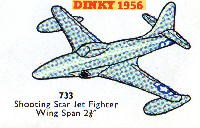 <a href='../files/catalogue/Dinky/733/1956733.jpg' target='dimg'>Dinky 1956 733  Shooting Star Jet Fighter</a>