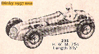 <a href='../files/catalogue/Dinky/235/1957235.jpg' target='dimg'>Dinky 1957 235  H.W.M. Racing Car</a>