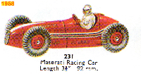 <a href='../files/catalogue/Dinky/231/1958231.jpg' target='dimg'>Dinky 1958 231  Maserati Rasing Car</a>