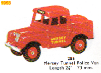 <a href='../files/catalogue/Dinky/255/1958255.jpg' target='dimg'>Dinky 1958 255  Mersey Tunnel Police Van</a>