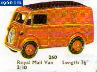 <a href='../files/catalogue/Dinky/260/1960260.jpg' target='dimg'>Dinky 1960 260  Royal Mail Van</a>