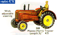 <a href='../files/catalogue/Dinky/300/1960300.jpg' target='dimg'>Dinky 1960 300  Massey-Harris Tractor</a>