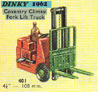 <a href='../files/catalogue/Dinky/401/1962401.jpg' target='dimg'>Dinky 1962 401  Coventry Climax Fork Lift Truck</a>