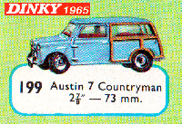 <a href='../files/catalogue/Dinky/199/1965199.jpg' target='dimg'>Dinky 1965 199  Austin 7 Countryman</a>