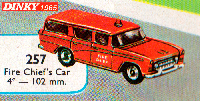 <a href='../files/catalogue/Dinky/257/1965257.jpg' target='dimg'>Dinky 1965 257  Fire Chiefs Car</a>