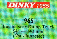 <a href='../files/catalogue/Dinky/965/1965965.jpg' target='dimg'>Dinky 1965 965  Euclid Rear Dump Truck</a>