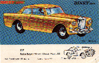 <a href='../files/catalogue/Dinky/127/1966127.jpg' target='dimg'>Dinky 1966 127  Rolls Royce Silver Cloud Mark III</a>