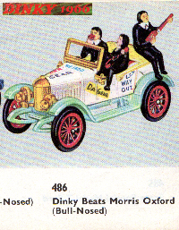 <a href='../files/catalogue/Dinky/486/1966486.jpg' target='dimg'>Dinky 1966 486  Dinky Beats Morris Oxford Bull Nosed</a>