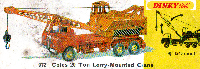<a href='../files/catalogue/Dinky/972/1969972.jpg' target='dimg'>Dinky 1969 972  Coles 20-ton Lorry Mounted Crane</a>