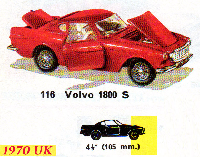 <a href='../files/catalogue/Dinky/116/1970116.jpg' target='dimg'>Dinky 1970 116  Volvo 1800 S</a>