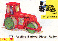 <a href='../files/catalogue/Dinky/279/1970279.jpg' target='dimg'>Dinky 1970 279  Aveling Barford Diesel Roller</a>